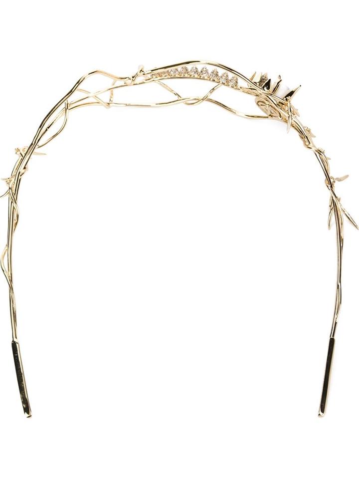 Eddie Borgo 'climbing Rose' Headpiece