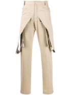 Paria Farzaneh Layered Straight-leg Trousers - Neutrals