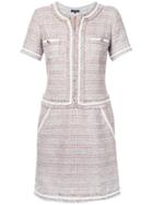 Loveless Boucle Suit Dress - Pink & Purple
