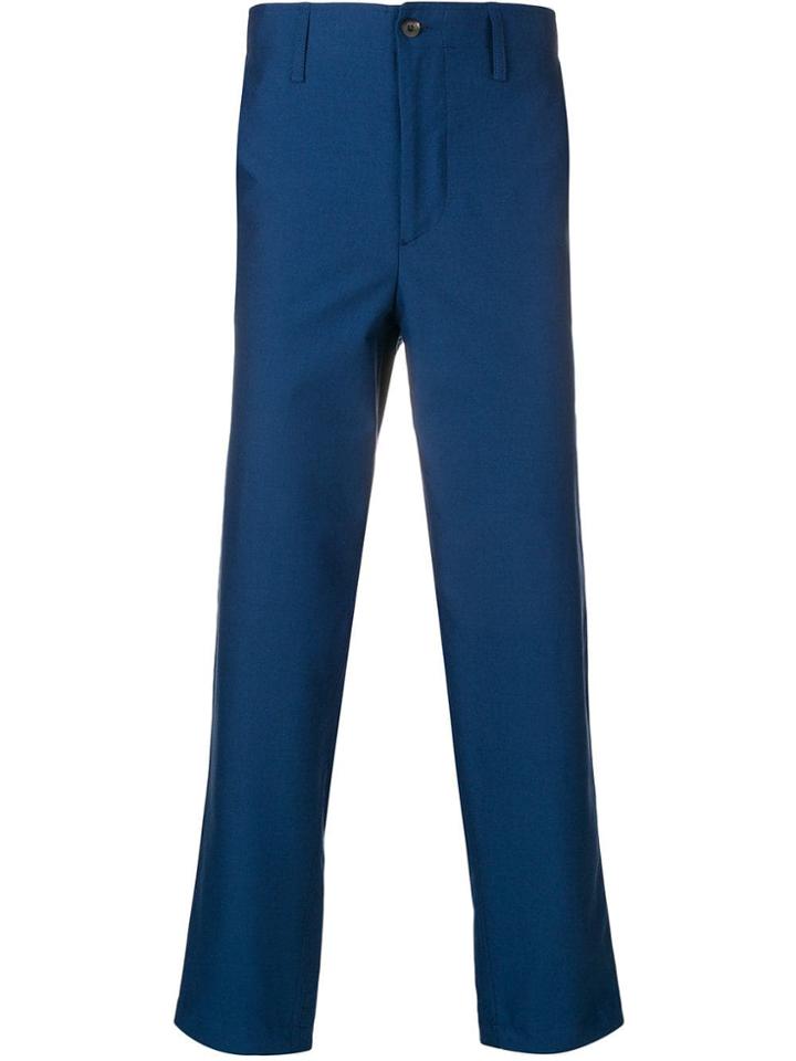 Etro Elasticated Chino Trousers - Blue