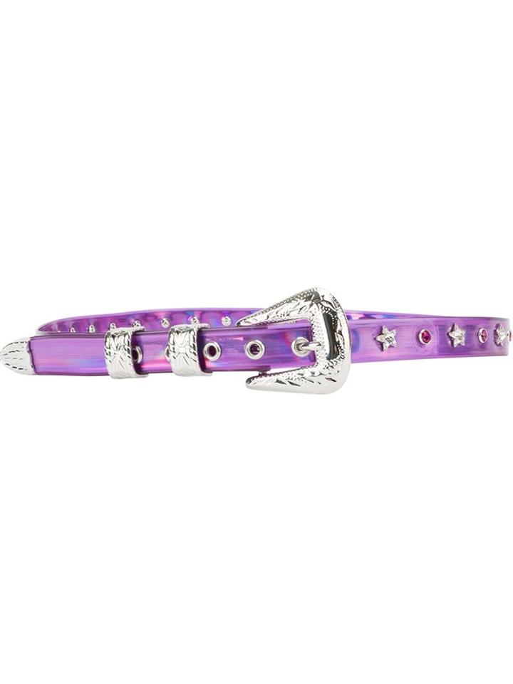 Faith Connexion Iridescent Thin Belt