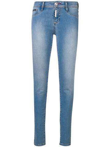 Philipp Plein Playboy Jeggings - Blue