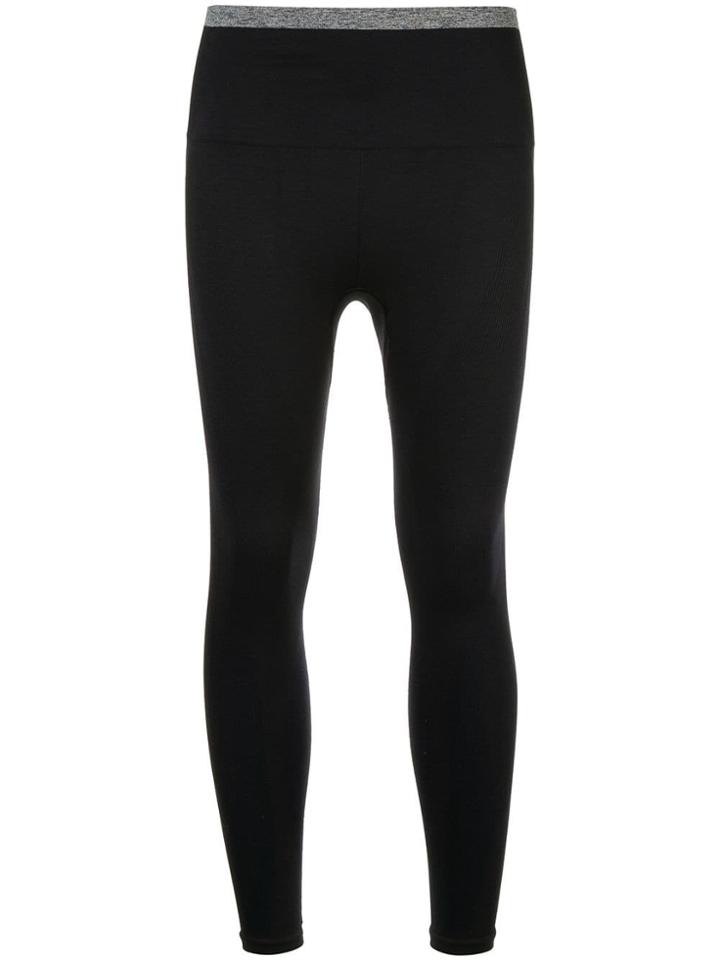 Lndr Contrast Waistband Leggings - Black