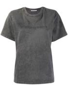 Stella Mccartney Brand Embossed T-shirt - Grey
