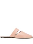 Plan C Cut-out Detail Mules - Pink