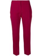 Alexander Mcqueen Cropped Trousers - Pink & Purple
