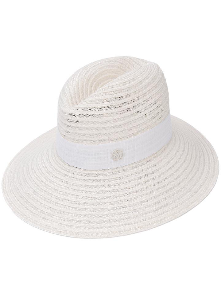 Maison Michel - Virginie Hat - Women - Hemp - S, White, Hemp