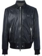 Diesel 'l-joplin' Jacket, Men's, Size: Xl, Black, Goat Skin/acrylic