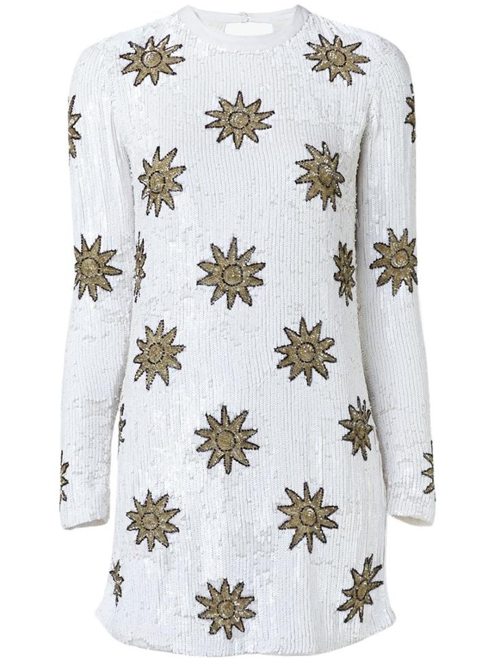 Beau Souci Sequined Long Sleeve Dress