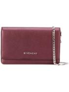 Givenchy 'pandora' Chain Wallet, Women's, Pink/purple