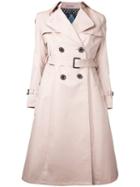 Guild Prime Classic Trench Coat, Women's, Size: 36, Pink/purple, Cotton
