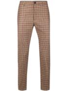 Department 5 Checked Slim-fit Trousers - Neutrals