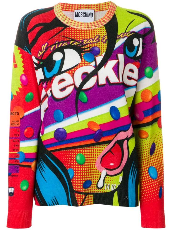 Moschino Freckles Box Cartoon Sweater - Multicolour