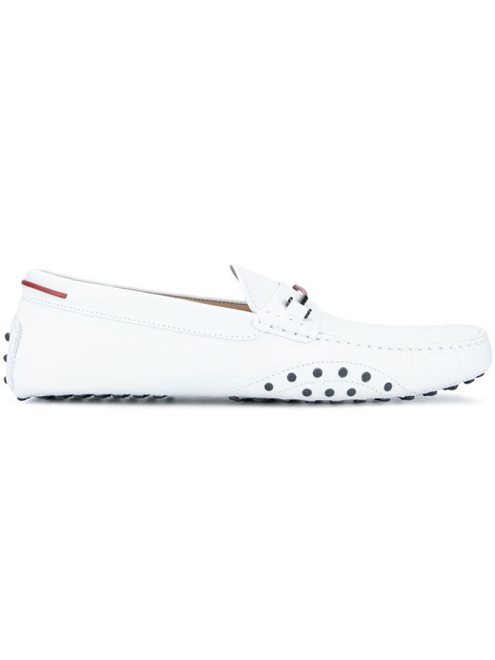 Tod's Tod's For Ferrari Double-t Loafers - White