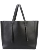 Valextra - Soft Tote - Unisex - Calf Leather - One Size, Black, Calf Leather