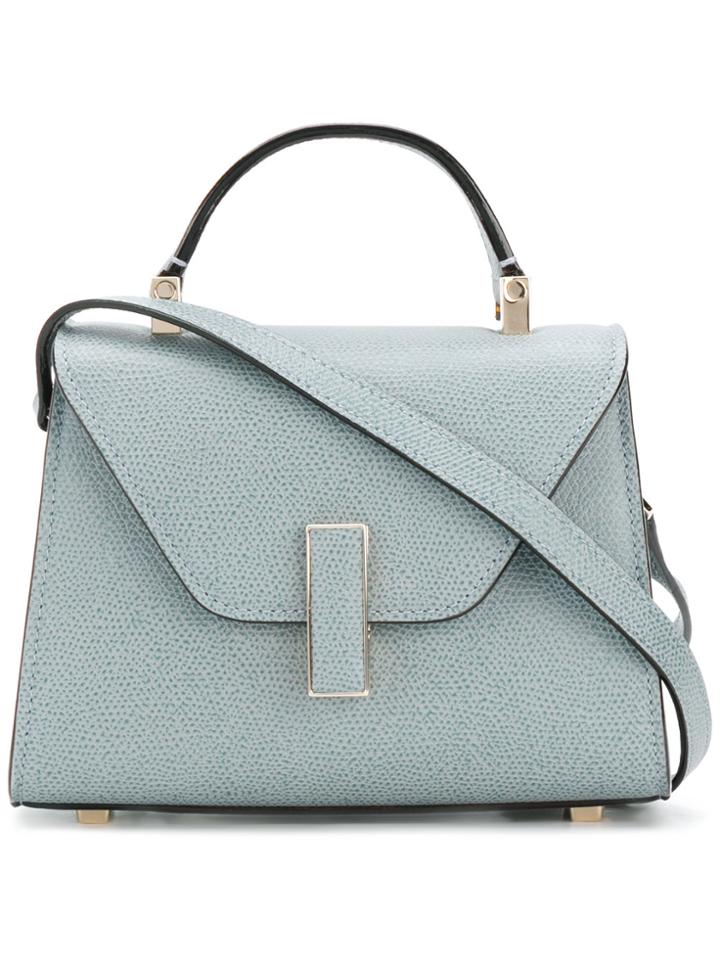 Valextra Micro Iside Crossbody Bag - Blue
