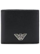 Emporio Armani Logo Plaque Wallet - Black