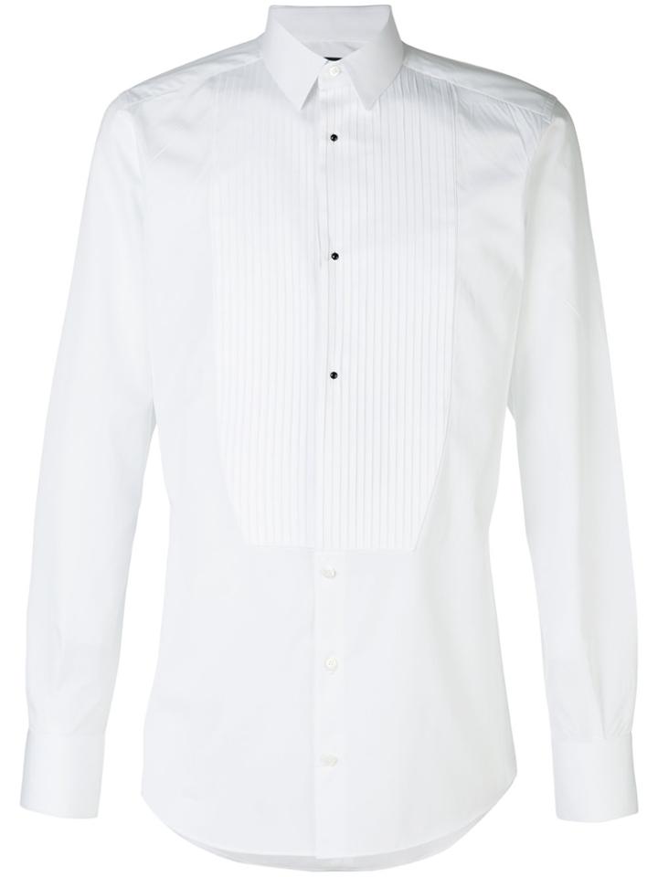 Dolce & Gabbana Pleated Plastron Shirt - Unavailable