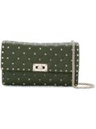 Valentino Free Rockstud Clutch - Green