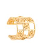 Chanel Vintage Caged Camellia Cuff