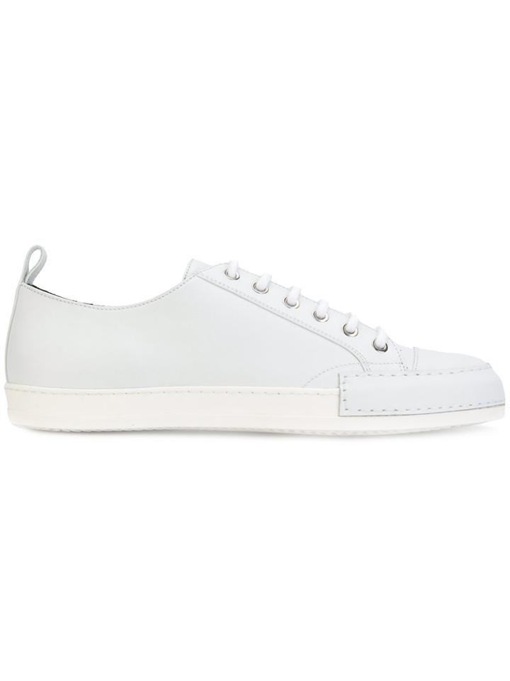 Haider Ackermann Low Top Lace-up Sneakers - White