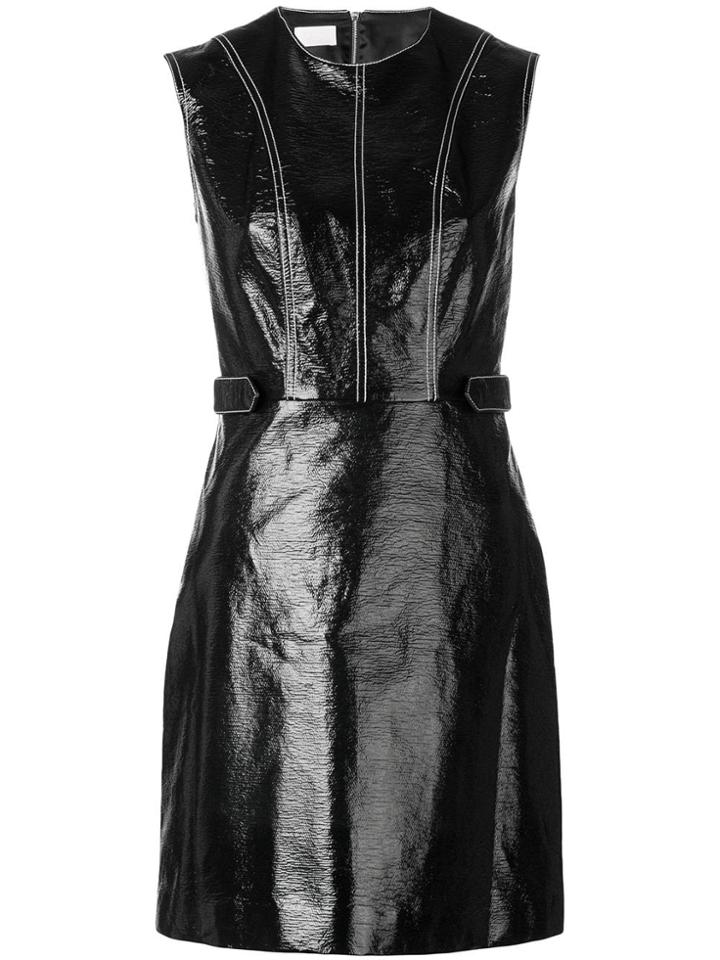 Giamba Fitted Varnished Dress - Black