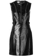 Giamba Fitted Varnished Dress - Black