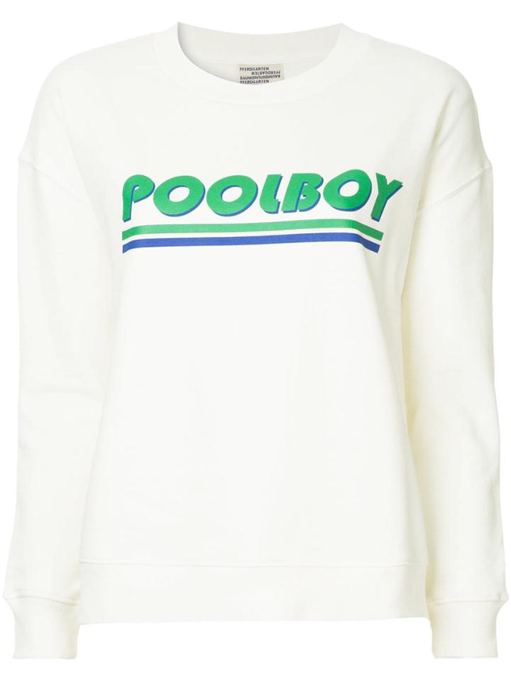 Baum Und Pferdgarten Printed Sweater - White