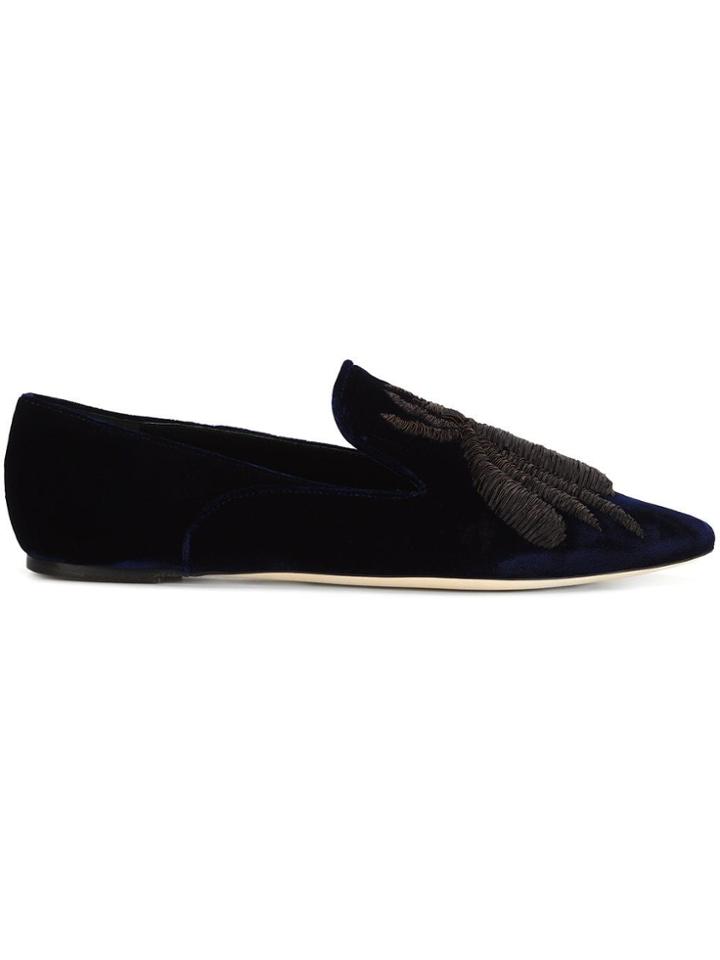 Sanayi 313 Embroidered Spider Loafers - Blue