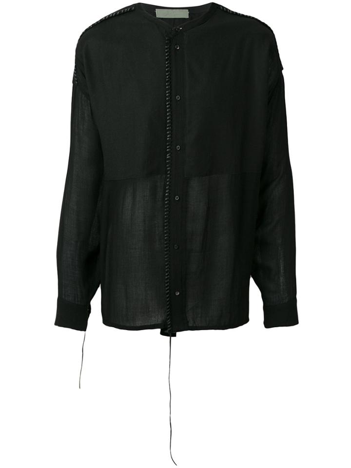 Di Liborio Contrast Shirt - Black