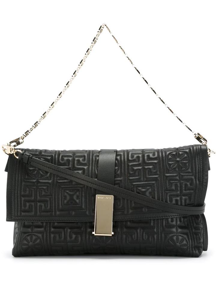 Versace '#greek' Shoulder Bag, Women's, Black