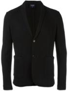 Armani Jeans Patch Pockets Blazer, Men's, Size: Xl, Black, Wool