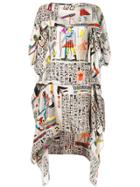 Jean Paul Gaultier Vintage Printed Layered Dress - Multicolour