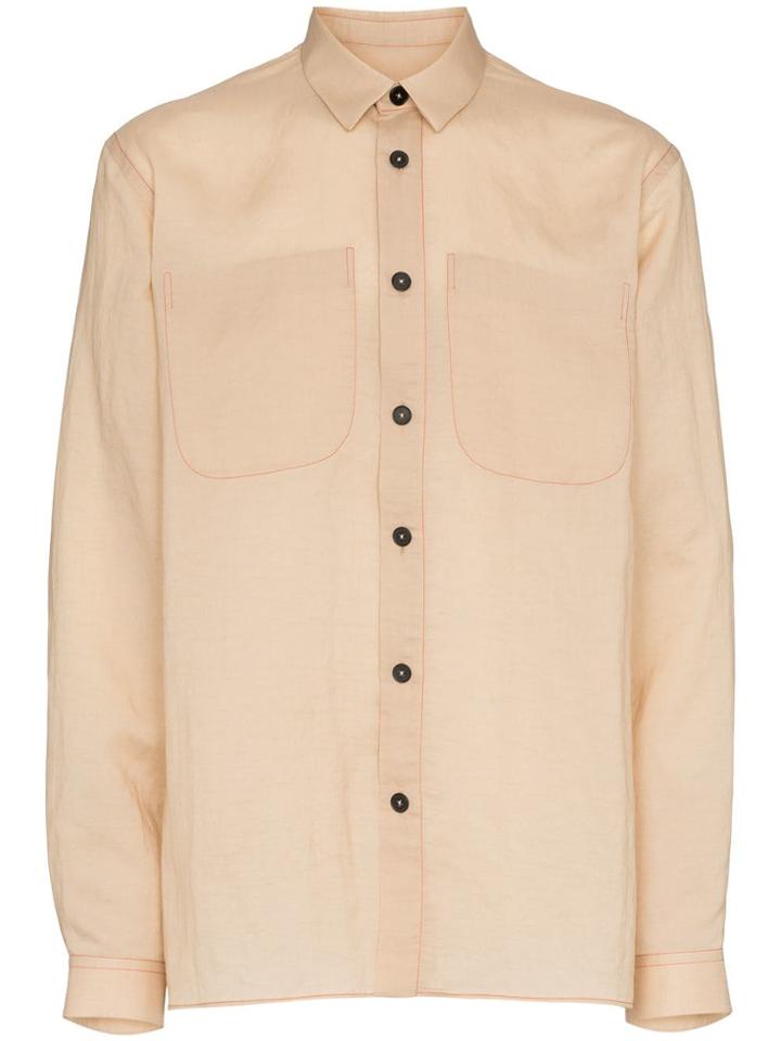 Jil Sander Jils Cntrst Sht Brwn - Brown
