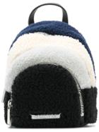 Kendall+kylie Faux Shearling Small Backpack - Multicolour