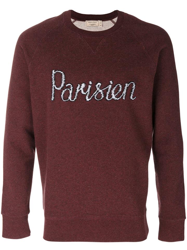 Maison Kitsuné Parisien Sweatshirt - Red