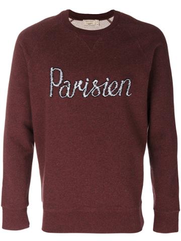 Maison Kitsuné Parisien Sweatshirt - Red