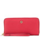 Tory Burch All Around Zip Wallet - Red