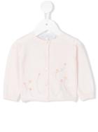 Tartine Et Chocolat - Embroidered Cardigan - Kids - Cotton - 6 Mth, Pink/purple