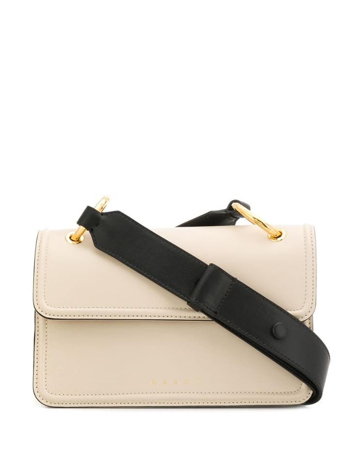 Marni New Beat Shoulder Bag - Neutrals