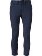 Fadeless Cropped Trousers, Men's, Size: 34, Blue, Cotton/polyurethane