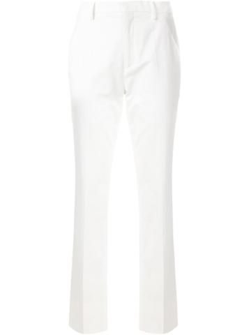 Sofie D Hoore Plus Trousers, Women's, Size: 38, White, Cotton