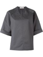 A.f.vandevorst '161 Alteration' T-shirt, Women's, Size: 36, Grey, Cotton/linen/flax