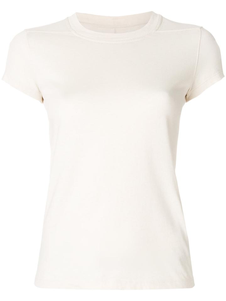 Rick Owens Minimal T-shirt - Nude & Neutrals