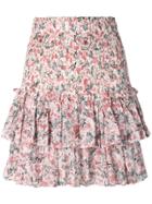 Isabel Marant Étoile Ruffle Hem Mini Skirt - Neutrals