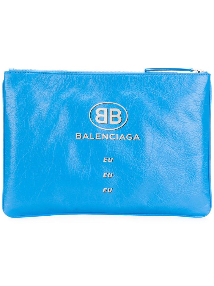 Balenciaga Bal Supermarket Clip M - Blue
