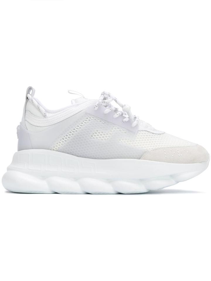 Versace Chain Reaction Sneakers - White