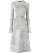 Proenza Schouler Cut-out Knit Dress, Women's, Size: Medium, Black, Polyamide/polyester/viscose/wool