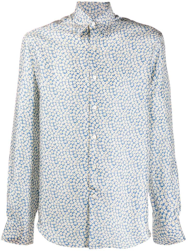 Lanvin Daisy Print Shirt - Blue