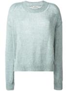 Forte Forte Open Knit Jumper, Women's, Size: 3, Green, Linen/flax/polyamide/alpaca/wool